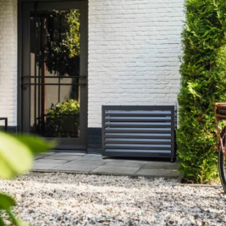 Qventi aluminium omkasting voor airco- en warmtepompbuitenunits